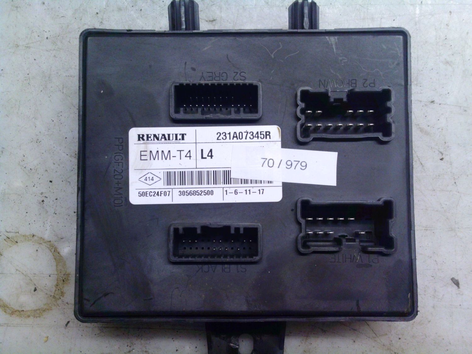 70-979 Modulo Controllo Bcm Renault EMM-T4 EMMT4 231A07345R L4   RENAULT  Varie