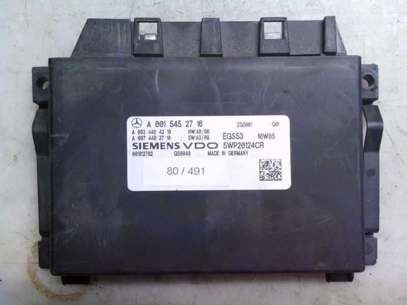 80-491 Modulo Controllo Della Trasmissione Bosch 5WP20124CR   A 001 545 27 16 A 003 446 43 10 A 007 448 27 10 Q01 MERCEDES  CLASSE E