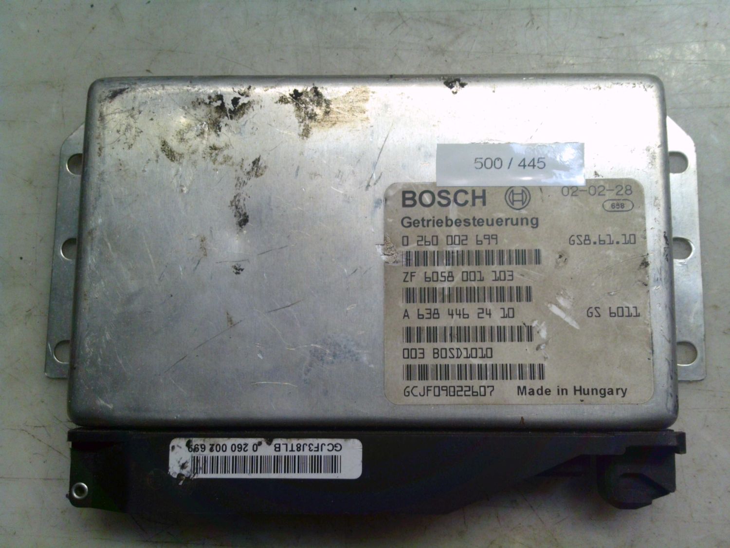 500-445 Centralina Cambio Automatico Bosch 0 260 002 699 0260002699 GS8.61.10 ZF 6058 001 103     MERCEDES  VITO