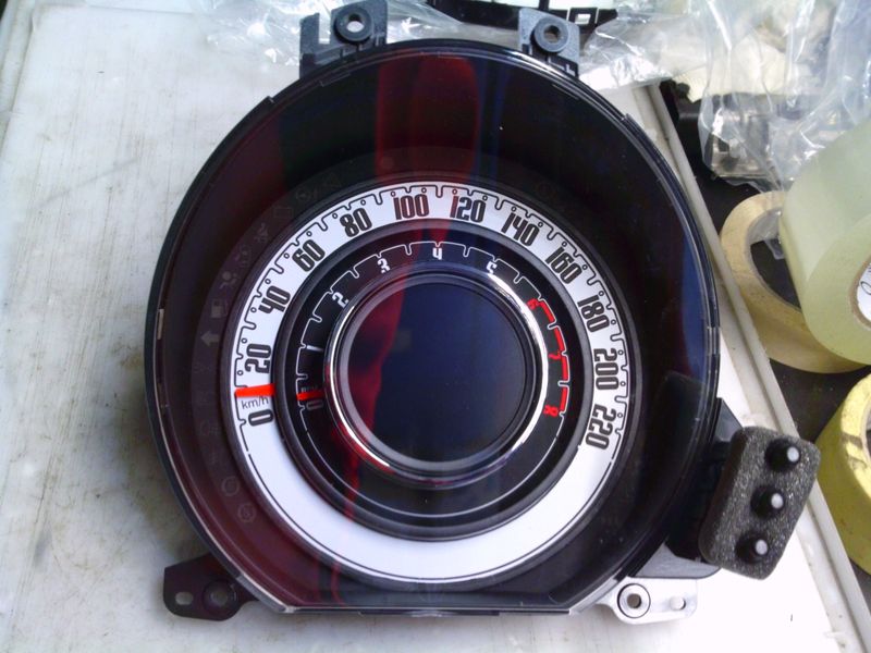 40-864 Quadro Strumenti / Contachilometri Mopar 503015500116   07356492370 7356491000 5550021211  FIAT Benzina 500