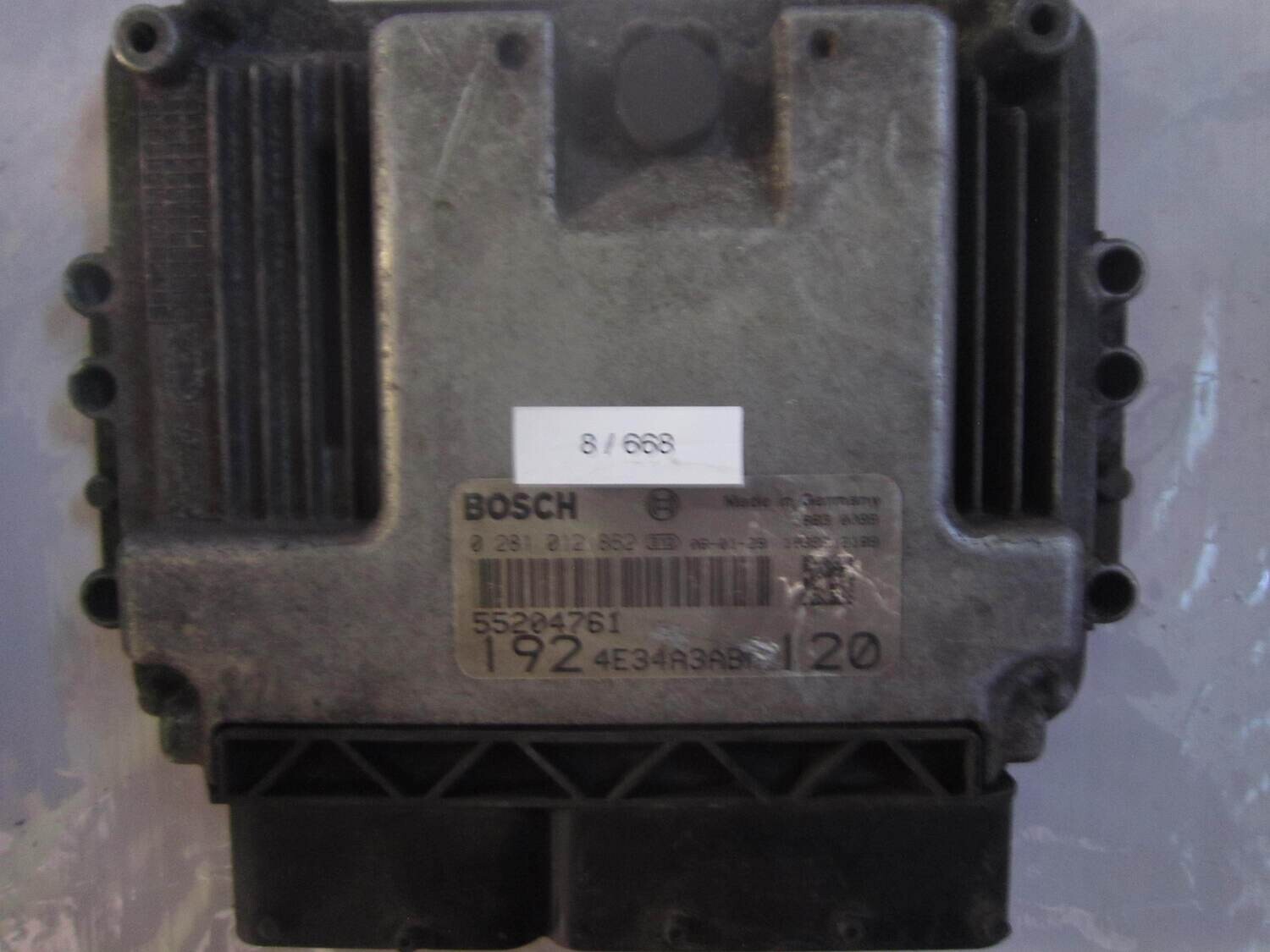 8-668 Centralina Motore Bosch 0 281 012 862 0281012862 55204761 192 4E34A3ABM 120 ALFA ROMEO / FIAT / LANCIA Diesel VARIE 1.9