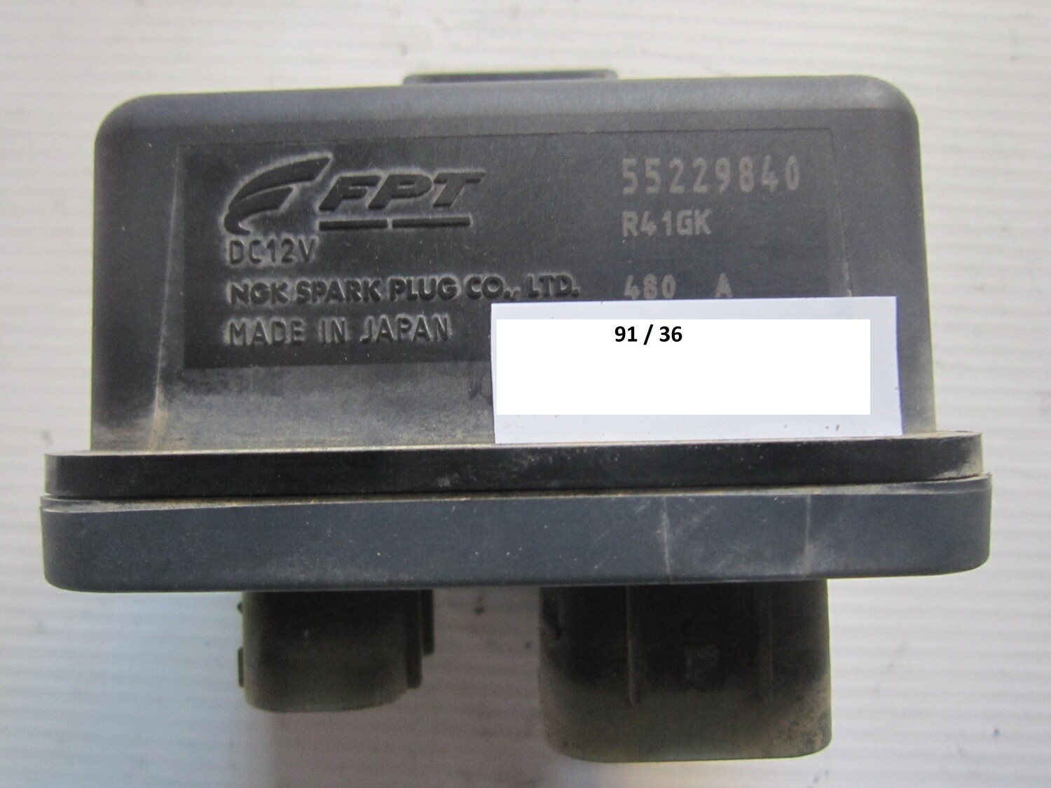 91-36 Rele' Candeletta Fpt 55229860 R41GK ALFA ROMEO / FIAT / LANCIA Diesel VARIE 91-36 Rele' Candeletta Fpt 55229860 R41GK ALFA ROMEO / FIAT / LANCIA Diesel VARIE