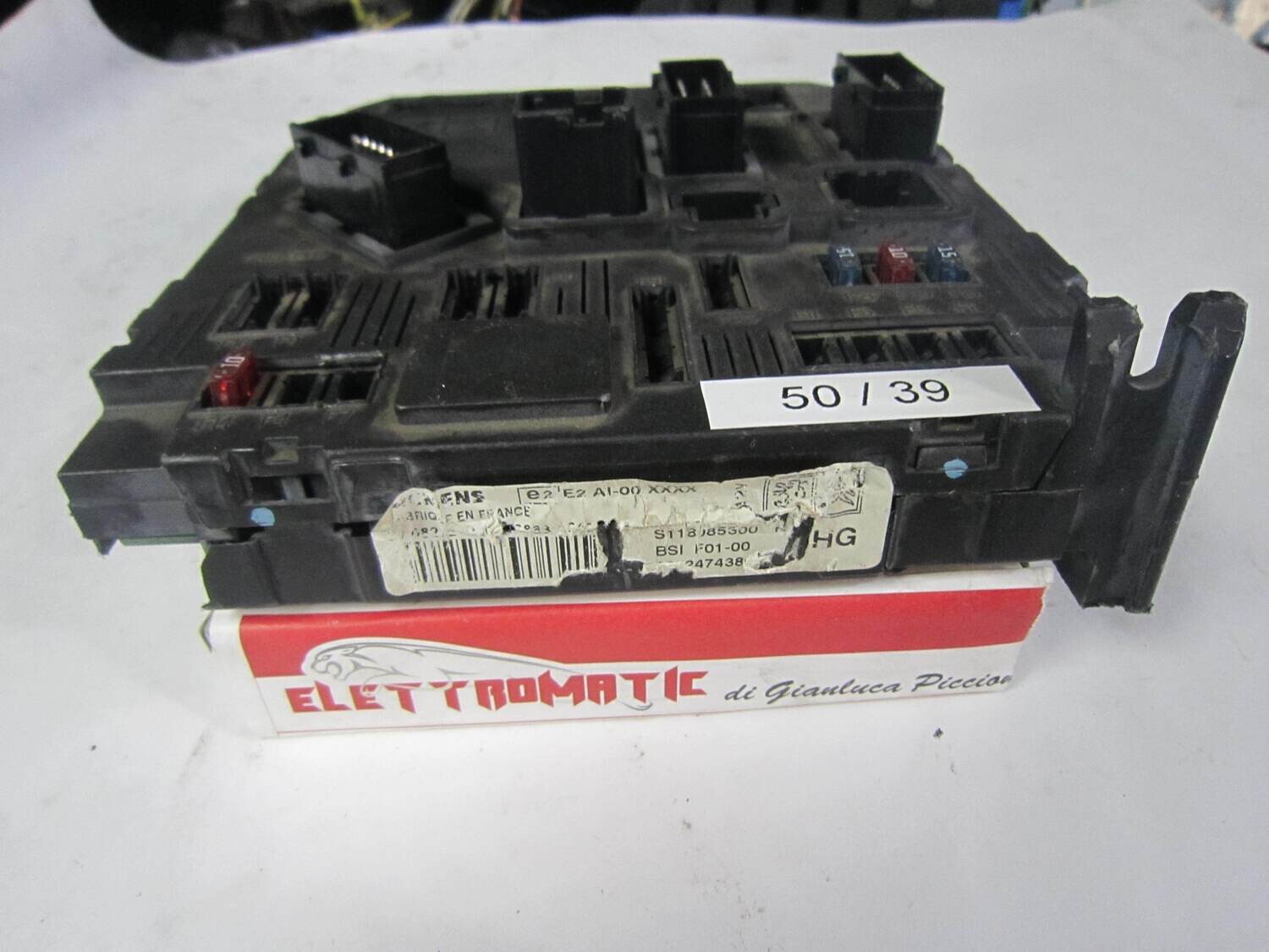 50-39 Body Computer Siemens S118085300 BSI F01-00 BSIF0100 CITROEN / PEUGEOT C 2 C 3