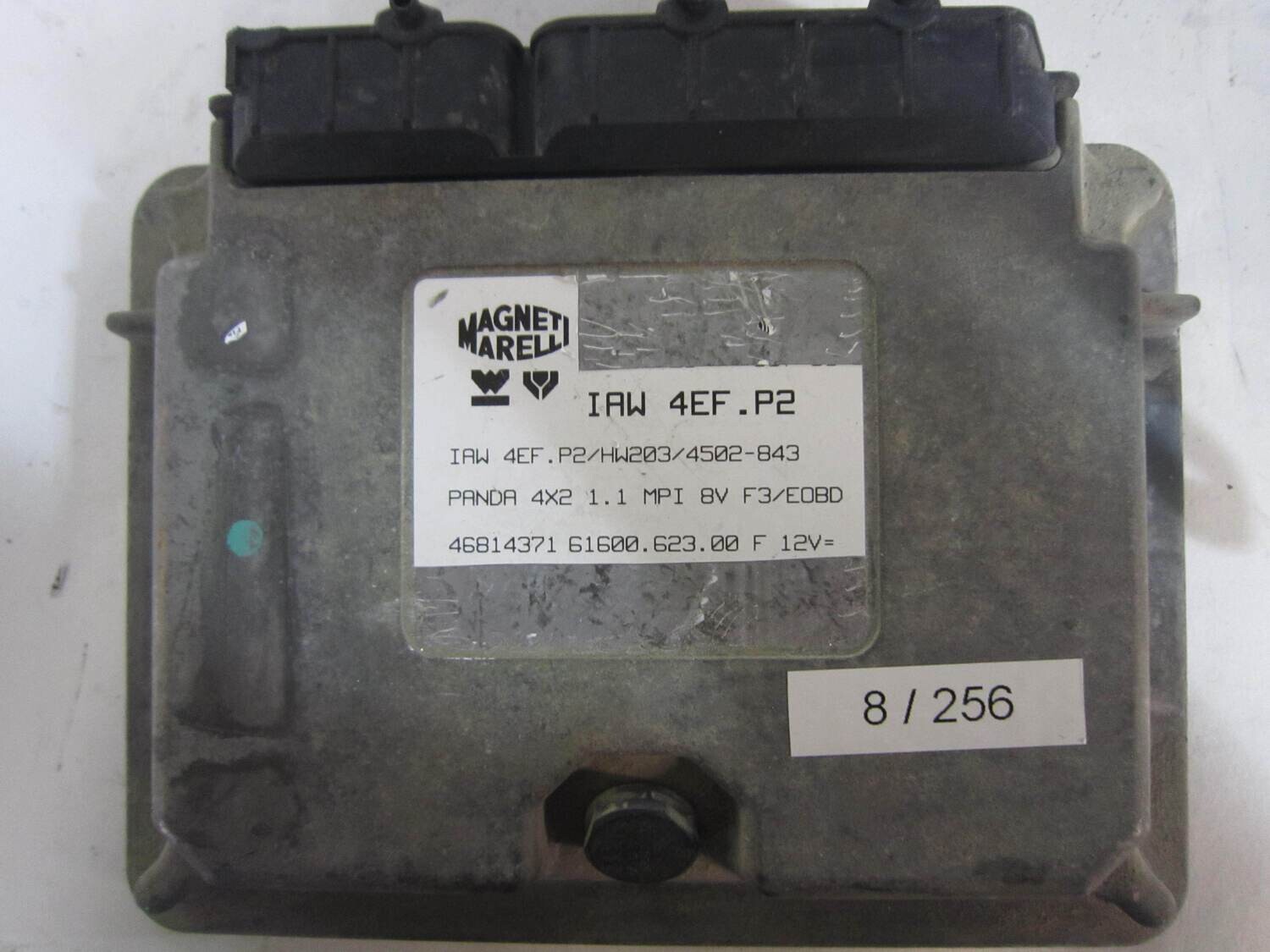 8-256 Centralina Motore Magneti Marelli IAW4EFP2 IAW 4EF.P2 46814371 61600.623.01 6160062301 ALFA ROMEO / FIAT / LANCIA PANDA 4x2 1.1 MPI 8V 8-256 Centralina Motore Magneti Marelli IAW4EFP2 IAW 4EF.P2 46814371 61600.623.01 6160062301 ALFA ROMEO / FIAT / LANCIA PANDA 4x2 1.1 MPI 8V