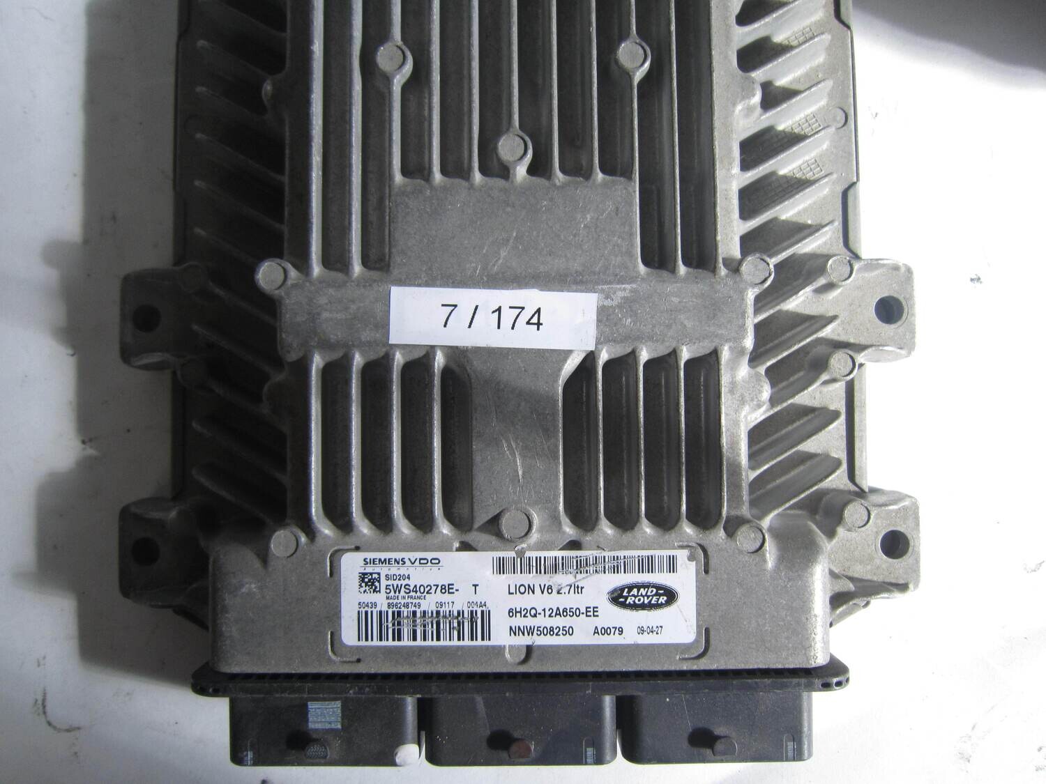 7-174 Centralina Motore Siemens 5WS40278ET 5WS40278E-T NNW508250 SID204 LAND ROVER Range Rover Sport 2.7 7-174 Centralina Motore Siemens 5WS40278ET 5WS40278E-T NNW508250 SID204 LAND ROVER Range Rover Sport 2.7