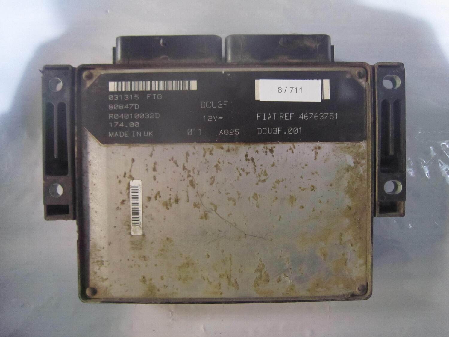8-711 Centralina Motore Lucas 46763751 R04010032D DCU3F.001 ALFA ROMEO / FIAT / LANCIA DIESEL PUNTO 8-711 Centralina Motore Lucas 46763751 R04010032D DCU3F.001 ALFA ROMEO / FIAT / LANCIA DIESEL PUNTO