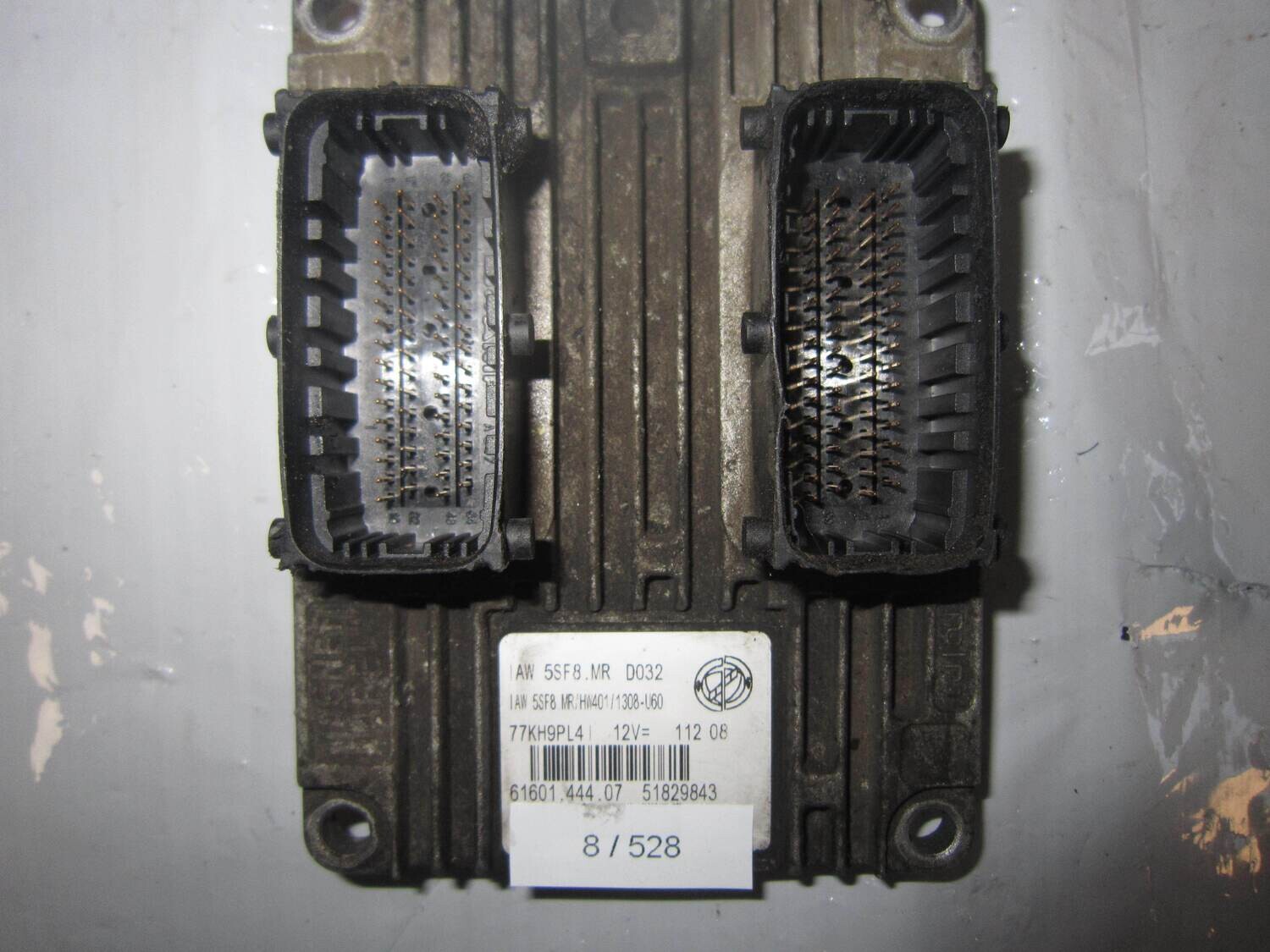 8-528 Centralina Motore Magneti Marelli 51829843 61601.444.07 6160144407 IAW 58F8.MR ALFA ROMEO / FIAT / LANCIA Benzina 500 8-528 Centralina Motore Magneti Marelli 51829843 61601.444.07 6160144407 IAW 58F8.MR ALFA ROMEO / FIAT / LANCIA Benzina 500