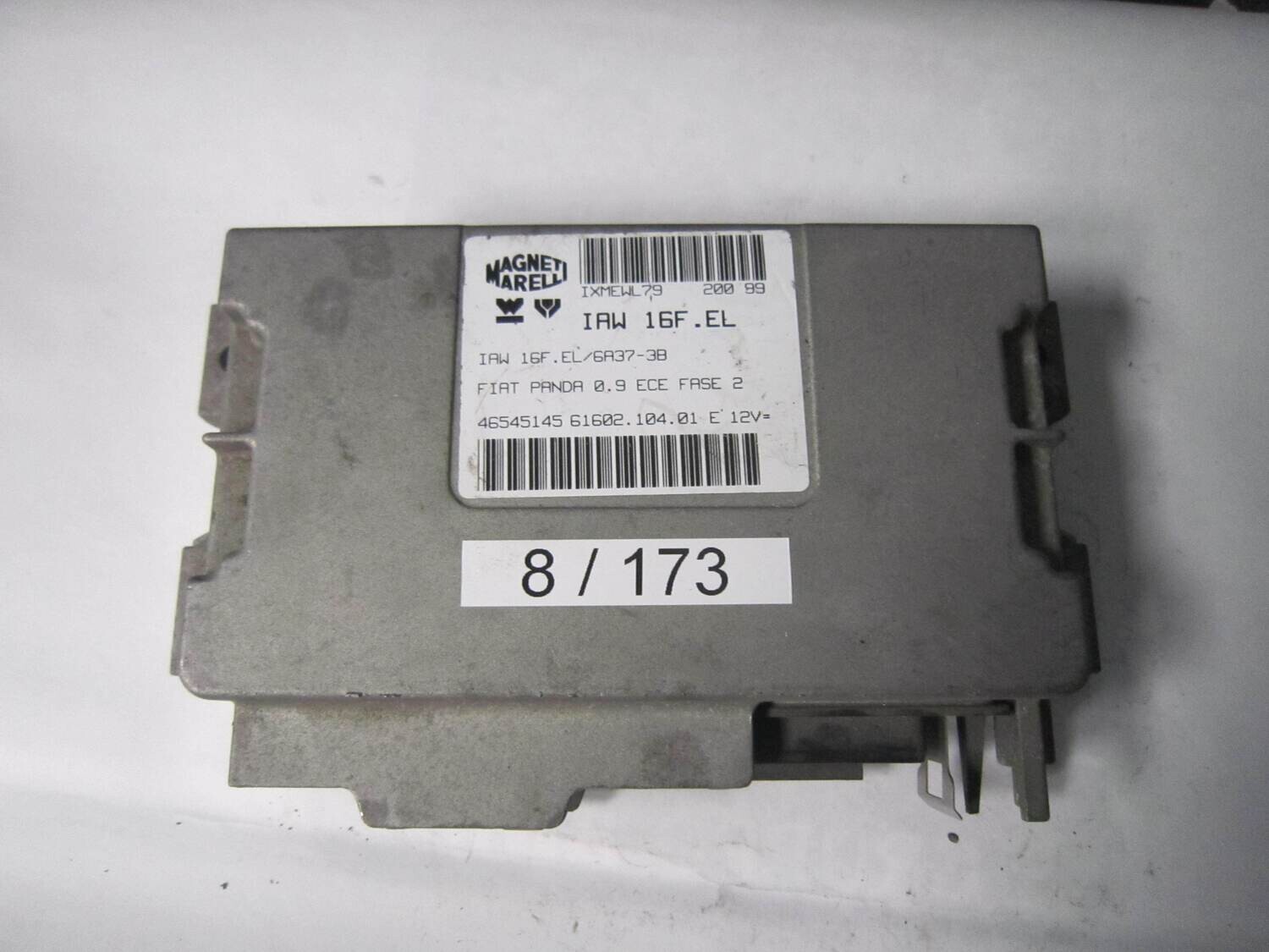 8-173 Centralina Motore Magneti Marelli IAW16FEL IAW 16F.EL 46545145 46545145 61602.104.01 6160210401 ALFA ROMEO / FIAT / LANCIA PANDA 0.9 8-173 Centralina Motore Magneti Marelli IAW16FEL IAW 16F.EL 46545145 46545145 61602.104.01 6160210401 ALFA ROMEO / FIAT / LANCIA PANDA 0.9