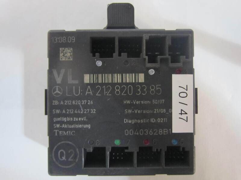 70-47 Centralina Porte Temic A 212 820 33 85 A2128203385 00403628B1 Mercedes CLASSE  E