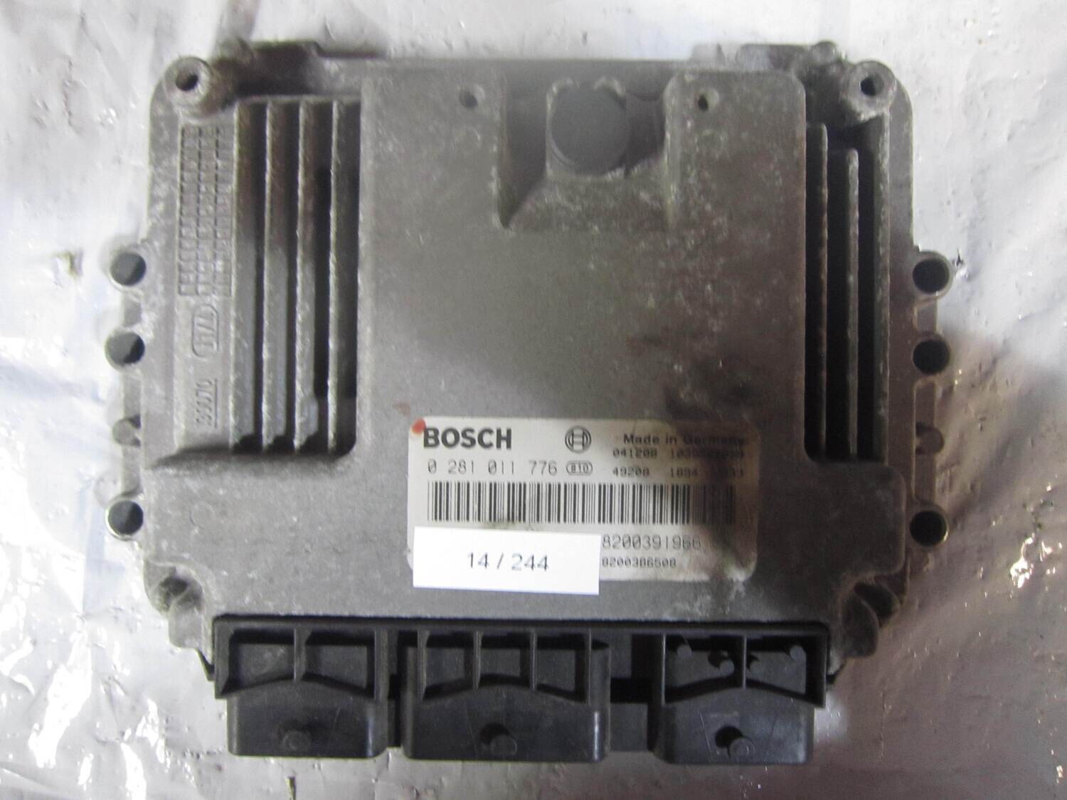 14-244 Centralina Motore Bosch 0 281 011 776 0281011776 8200391966 1039S04039 8200386508 RENAULT Diesel MEGANE SCENIC 1.9