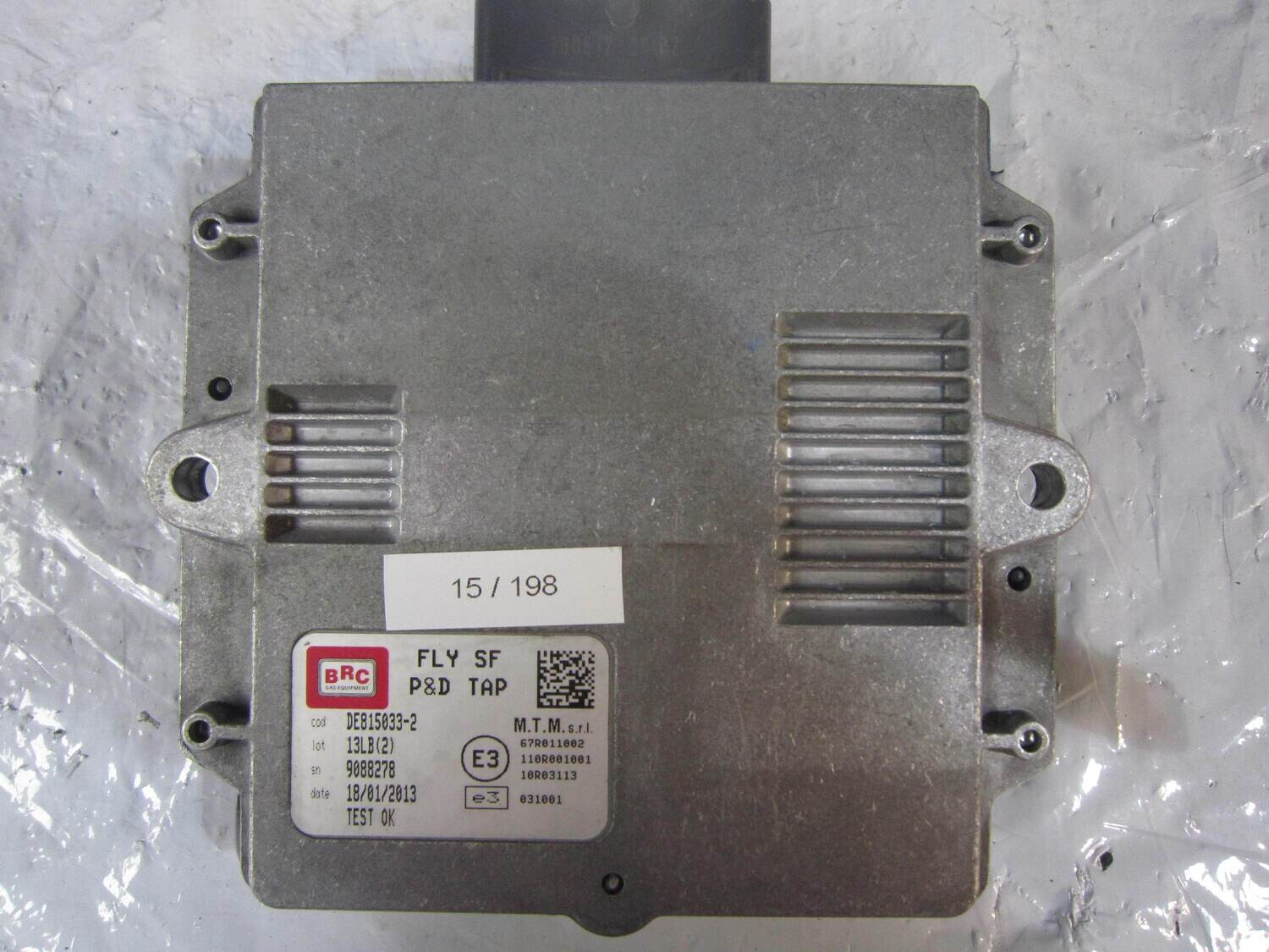 15-198 Centralina GPL BRC DE815033-2 DE8150332 67R011002 110R001001 10R03113 FLY SF P&D TAP CHEVROLET Benzina/GPL SPARK 15-198 Centralina GPL BRC DE815033-2 DE8150332 67R011002 110R001001 10R03113 FLY SF P&D TAP CHEVROLET Benzina/GPL SPARK