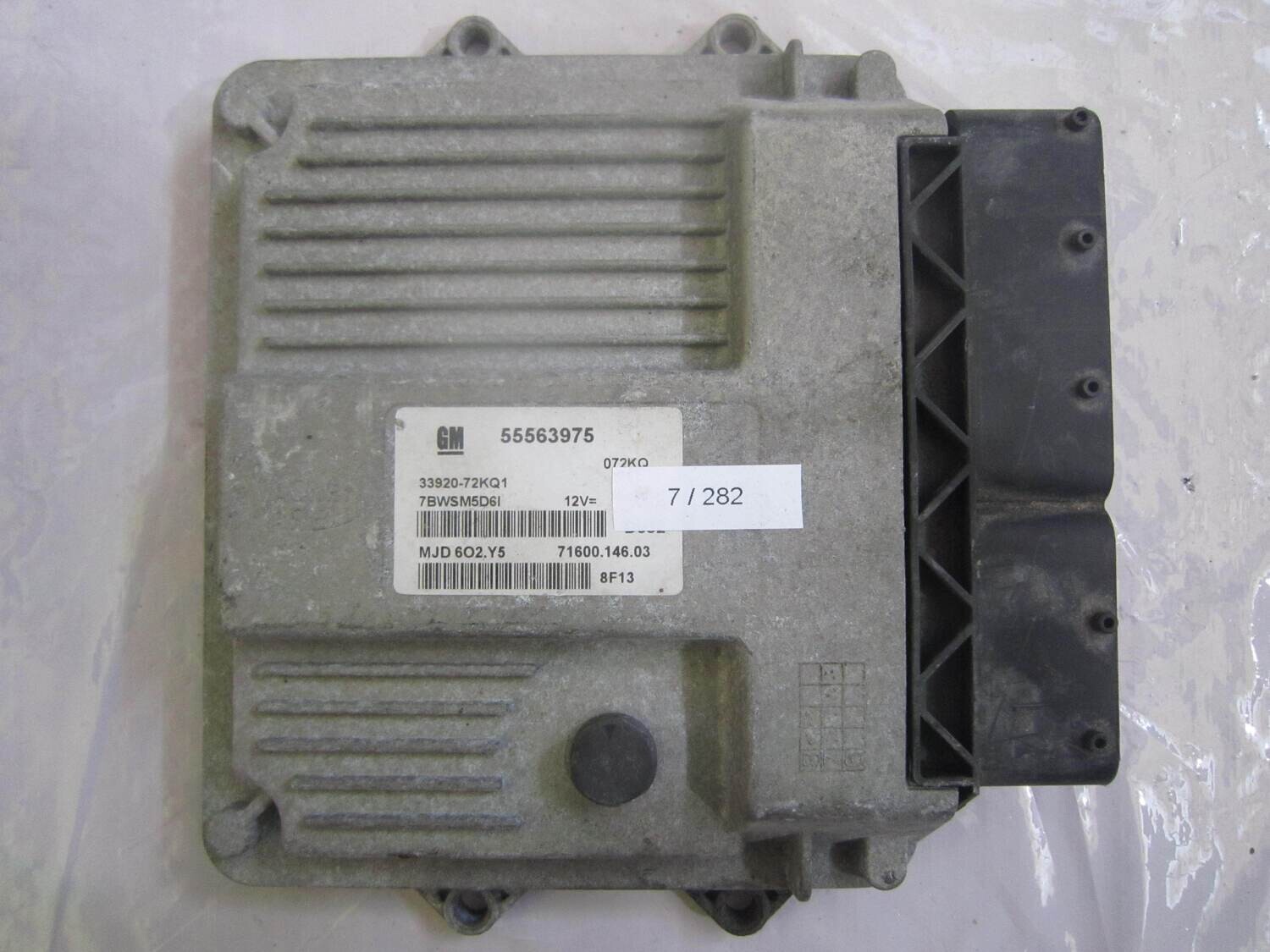 7-282 Centralina Motore Magneti Marelli 55563975 71600.146.03 7160014603 MJD 6O2.Y5 33920-72KQ1 SUZUKI Diesel SWIFT 7-282 Centralina Motore Magneti Marelli 55563975 71600.146.03 7160014603 MJD 6O2.Y5 33920-72KQ1 SUZUKI Diesel SWIFT