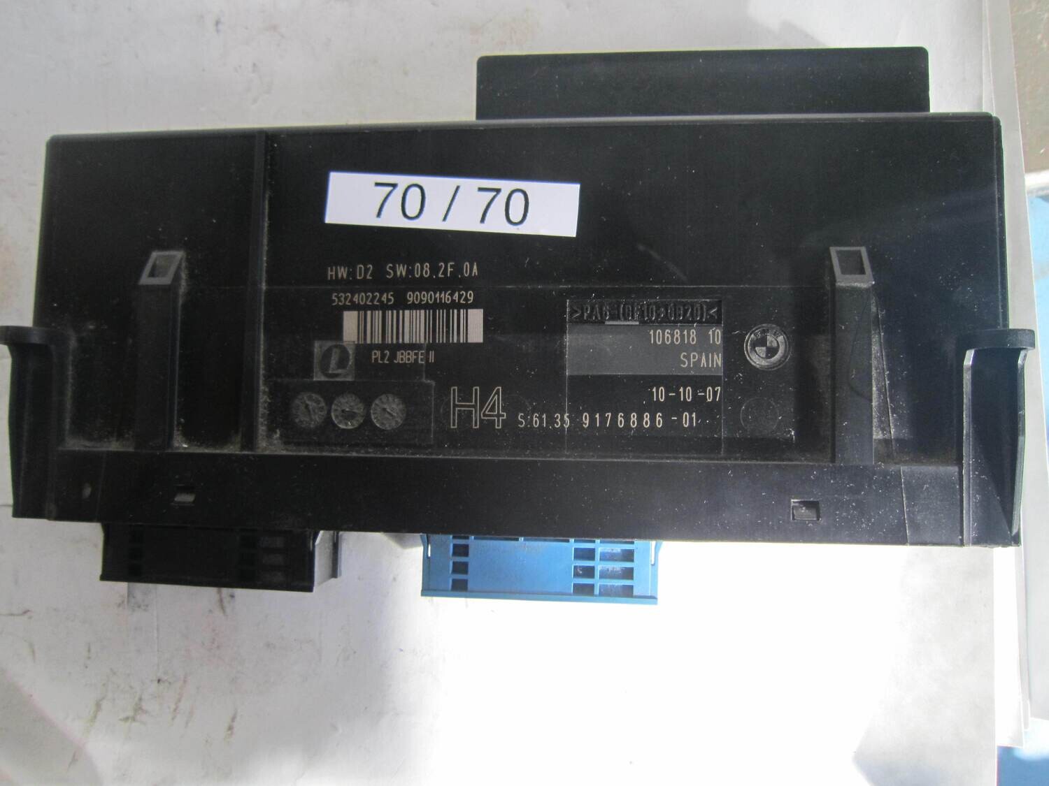 70-70 Centralina Modulo Confort Lear 9176886-01 917688601 532402245 9090116429 PL2 BMW SERIE 3 70-70 Centralina Modulo Confort Lear 9176886-01 917688601 532402245 9090116429 PL2 BMW SERIE 3