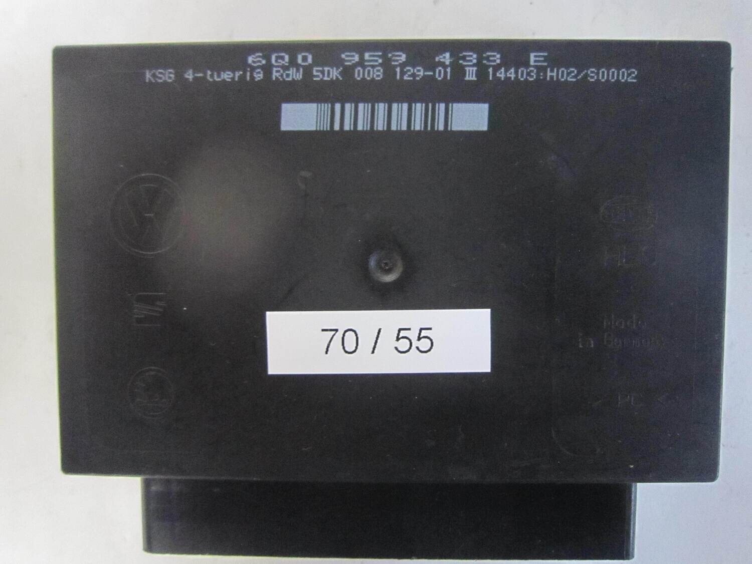 70-55 Centralina Modulo Confort Hella KG 6Q0 959 433 E 6Q0959433E VOLKSWAGEN VARIE 70-55 Centralina Modulo Confort Hella KG 6Q0 959 433 E 6Q0959433E VOLKSWAGEN VARIE