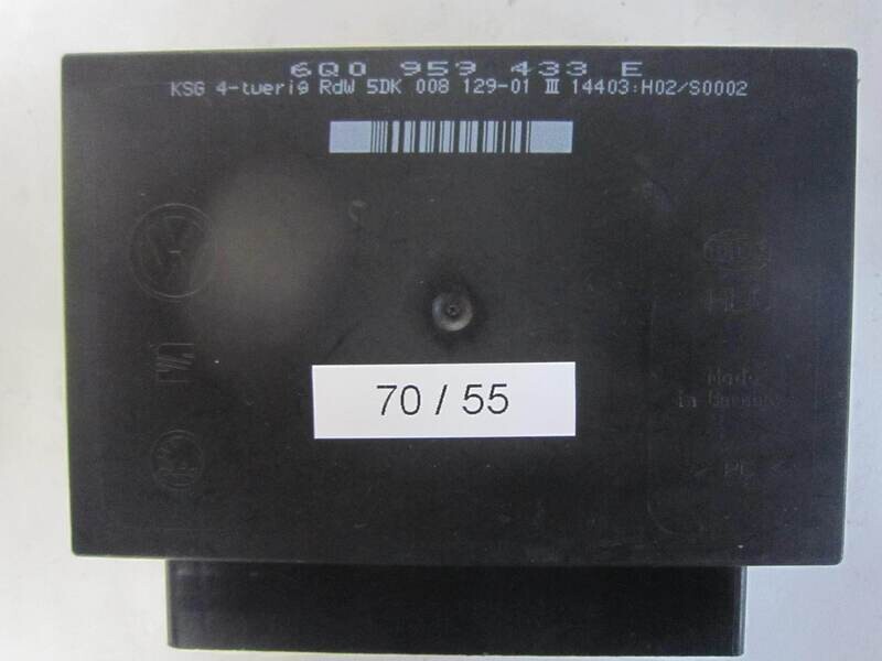 70-55 Centralina Modulo Confort Hella KG 6Q0 959 433 E 6Q0959433E VOLKSWAGEN VARIE