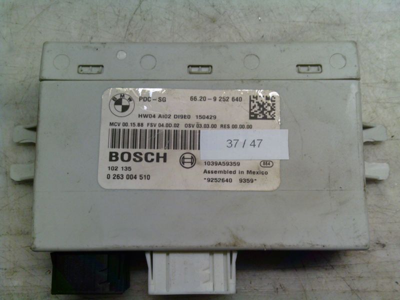 37-47 Centralina sensori parcheggio Bosch 0 263 004 510 0263004510 PDC-SG 66.20-9252640   MINI Generica VARIE