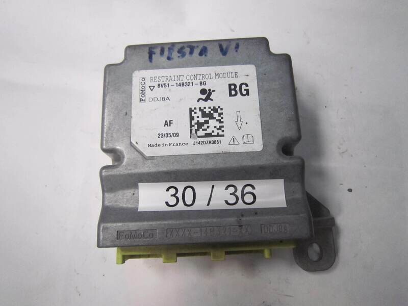 30-36 Centralina Airbag Fomoco 8V51-14B321-BG 8V5114B321BG DDJ8A FORD FIESTA