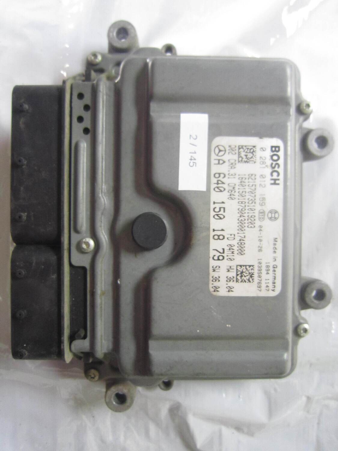 2-145 Centralina Motore Bosch 0 281 012 159 0281012159 A 640 150 18 79 A6401501879 1039S07697 Q03 CRA.31 OM640 HW 36.04 SW 36.04 MERCEDES BENZ Diesel CLASSE A 2-145 Centralina Motore Bosch 0 281 012 159 0281012159 A 640 150 18 79 A6401501879 1039S07697 Q03 CRA.31 OM640 HW 36.04 SW 36.04 MERCEDES BENZ Diesel CLASSE A