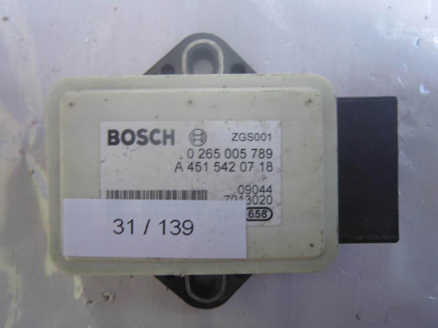 31-139 Sensore Antimbardata Bosch A 265 005 789 A265005789 A 451 542 07 18 A4515420718 SMART 451 31-139 Sensore Antimbardata Bosch A 265 005 789 A265005789 A 451 542 07 18 A4515420718 SMART 451
