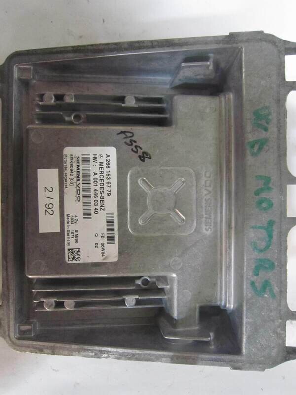 2-92 Centralina Motore Siemens 5WK9 0942 5WK90942 A 266 153 67 79 A2661536779 SIM266 A 001 446 03 40 Mercedes Diesel CLASSE A 1.7