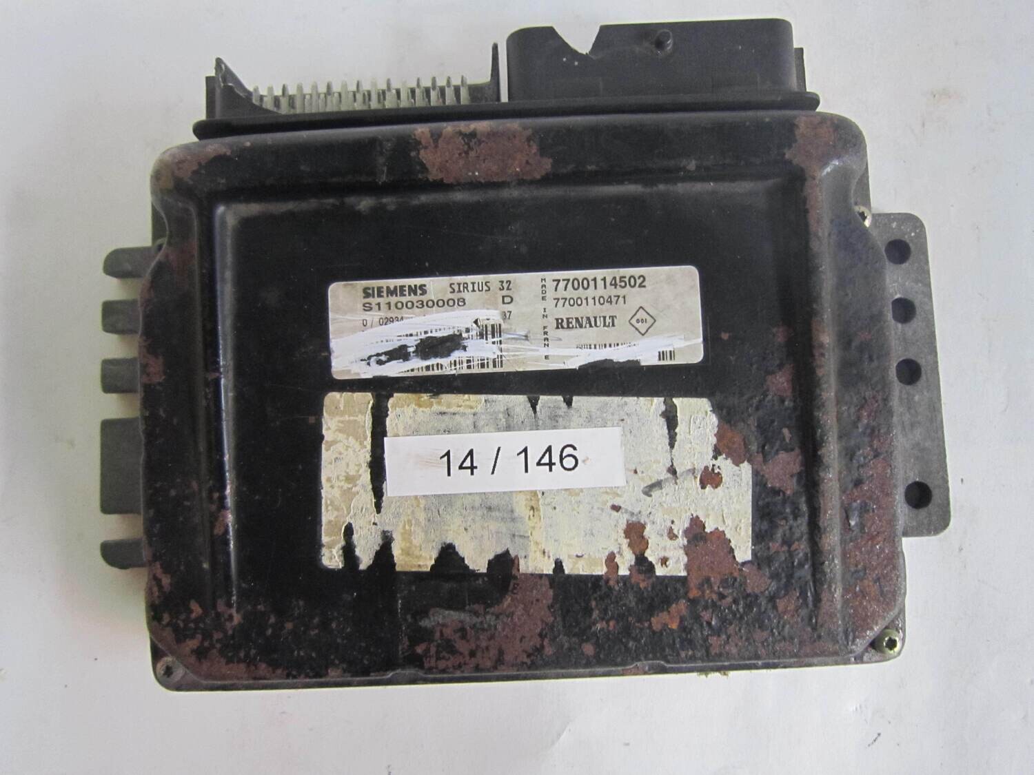 14-146 Centralina Motore Siemens S110030008D S110030008 D 7700114502 7700110471 SIRIUS 32 SIRIUS32 RENAULT Scenic 1.6 14-146 Centralina Motore Siemens S110030008D S110030008 D 7700114502 7700110471 SIRIUS 32 SIRIUS32 RENAULT Scenic 1.6