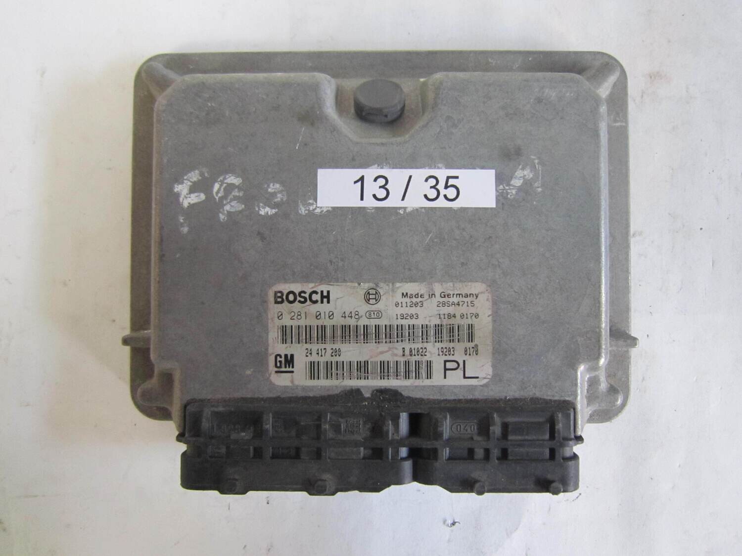 13-35 Centralina Motore Bosch 0281010448 0 281 010 448 24 417 200 24417200 28SA4715 OPEL FRONTERA 13-35 Centralina Motore Bosch 0281010448 0 281 010 448 24 417 200 24417200 28SA4715 OPEL FRONTERA