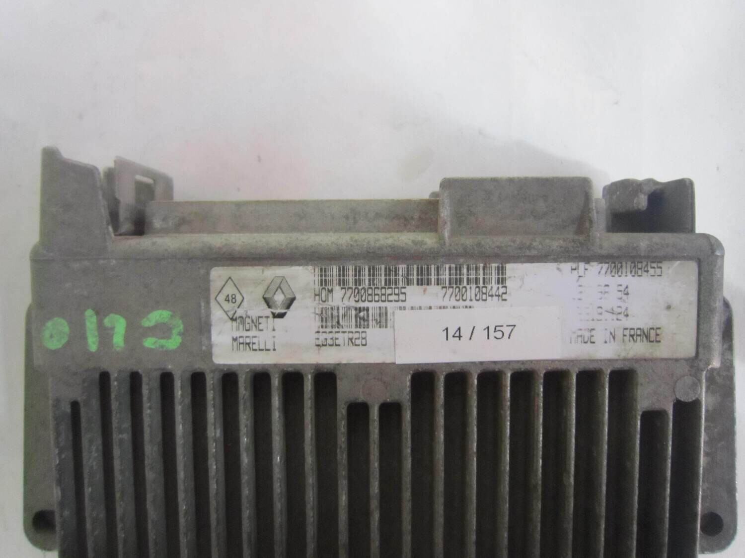 14-157 Centralina Motore Magneti Marelli 7700108455 HOM7700868295 EG3ETR28 RENAULT VARIE 14-157 Centralina Motore Magneti Marelli 7700108455 HOM7700868295 EG3ETR28 RENAULT VARIE