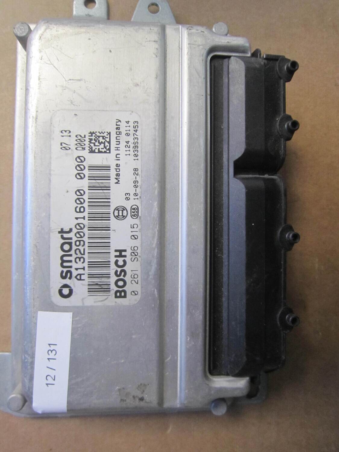 12-131 Centralina Motore Bosch 0 261 S06 015 0261S06015 A1329001600 1039S37453 SMART Benzina 451 12-131 Centralina Motore Bosch 0 261 S06 015 0261S06015 A1329001600 1039S37453 SMART Benzina 451