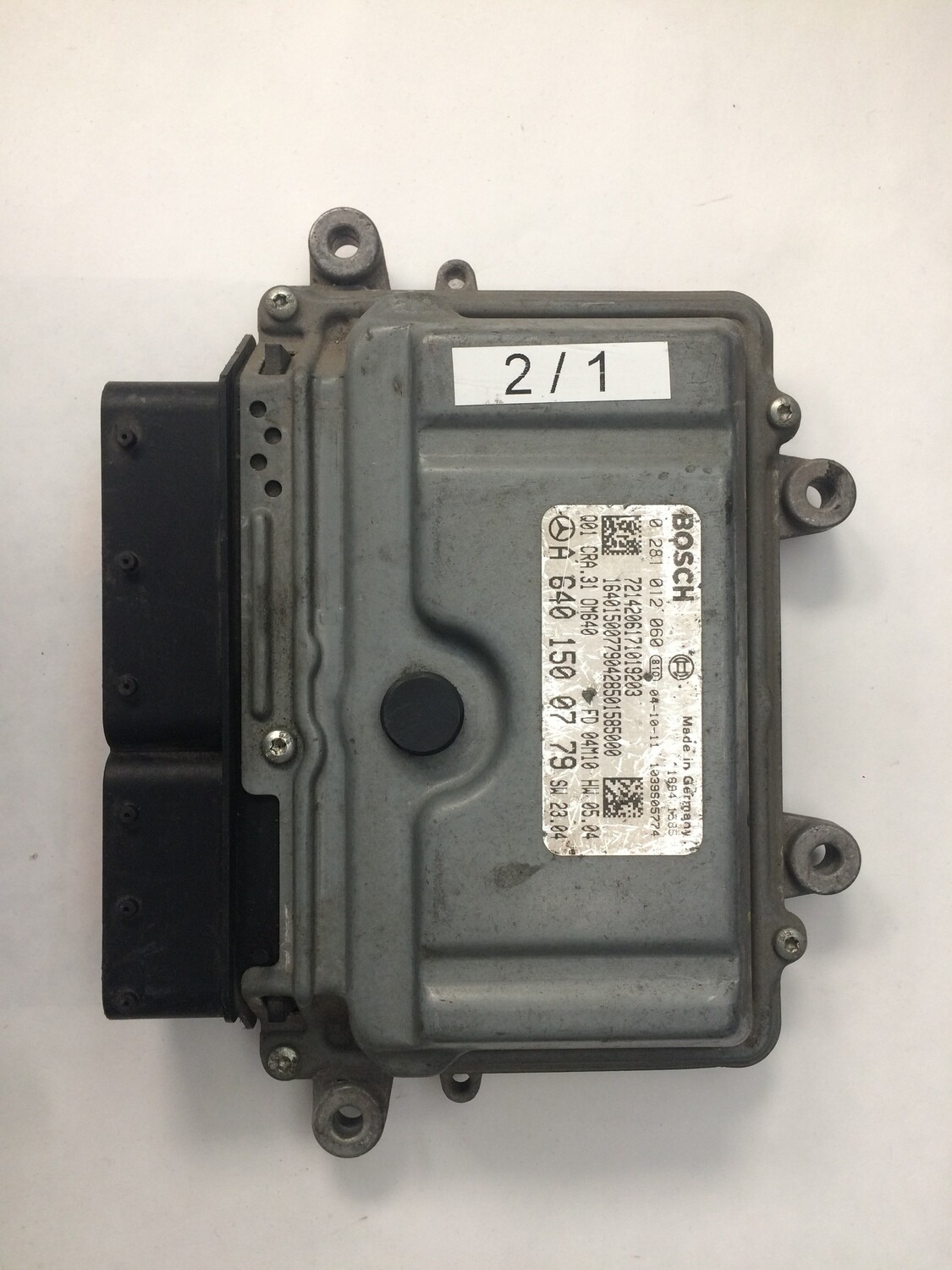 2-1 Centralina Motore Bosch 0 281 012 060 0281012060 A 640 150 07 79 A6401500779 1039S05774 CRA.31 OM640 FD 04M10 HW05.04 SW23.04 Mercedes Diesel CLASSE A A 180 1.6 2-1 Centralina Motore Bosch 0 281 012 060 0281012060 A 640 150 07 79 A6401500779 1039S05774 CRA.31 OM640 FD 04M10 HW05.04 SW23.04 Mercedes Diesel CLASSE A A 180 1.6