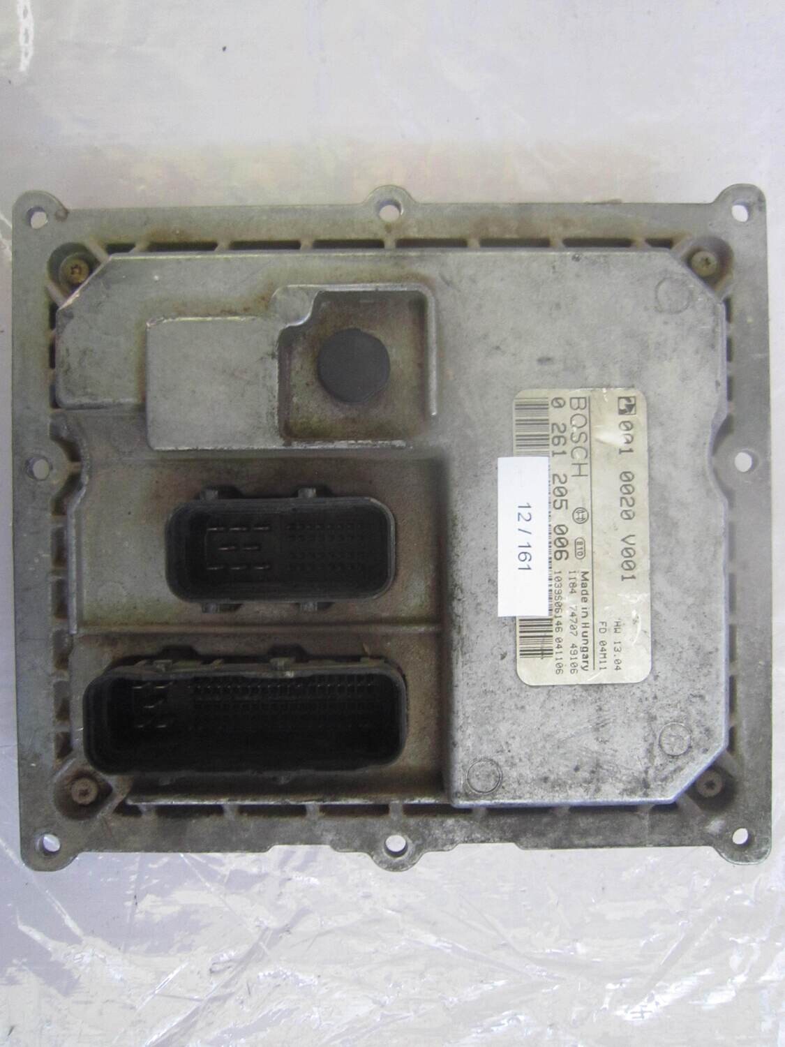 12-161 Centralina Motore Bosch 0 261 205 006 0261205006 001 0020 V001 0010020V001 1039S06146 HW 13.04 SMART Benzina 450 0.7