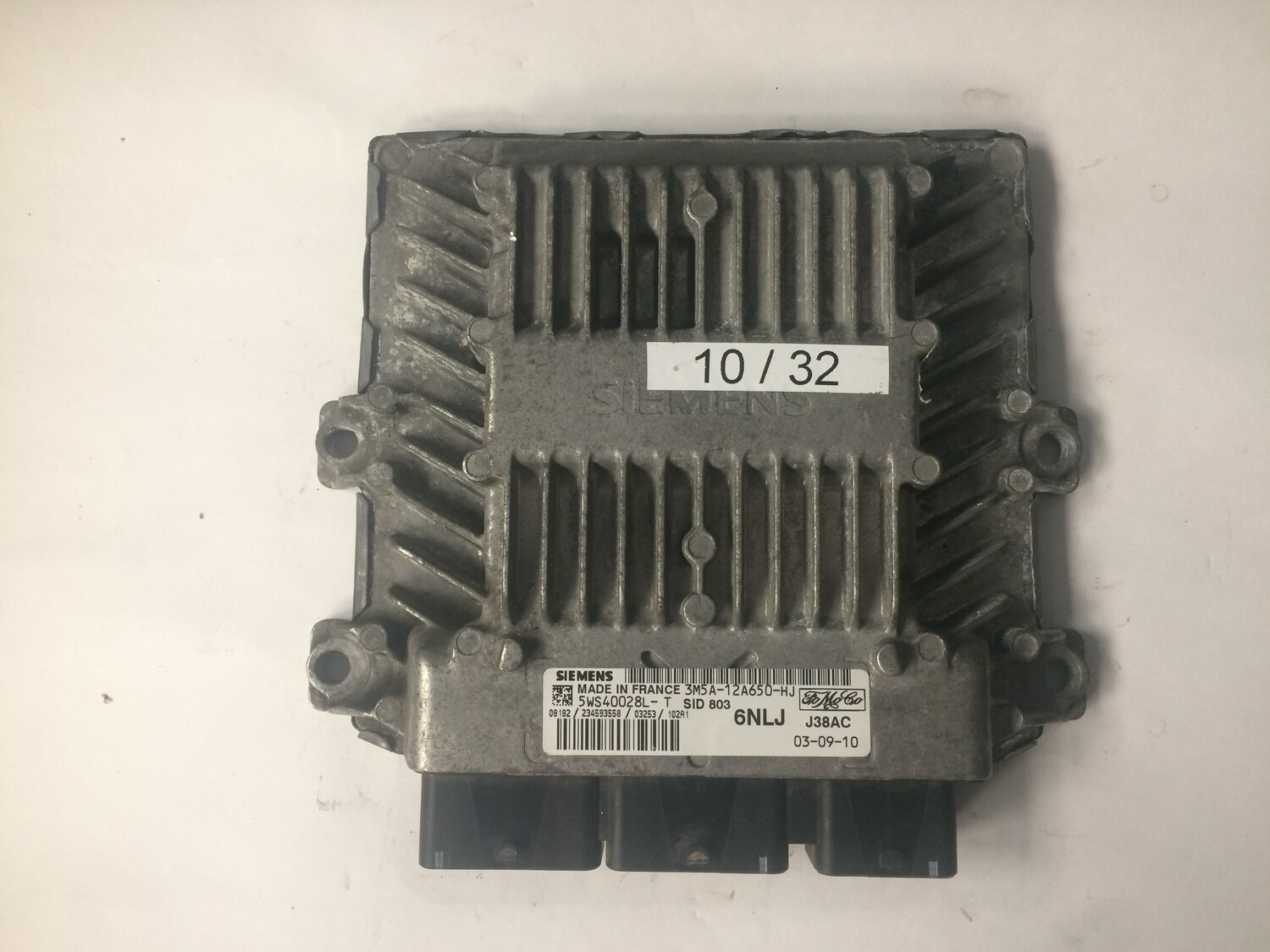10-32 Centralina Motore Siemens 5WS40028LT 3M5A12A650HJ SID 803 6NLJ FORD FOCU C-MAX 10-32 Centralina Motore Siemens 5WS40028LT 3M5A12A650HJ SID 803 6NLJ FORD FOCU C-MAX