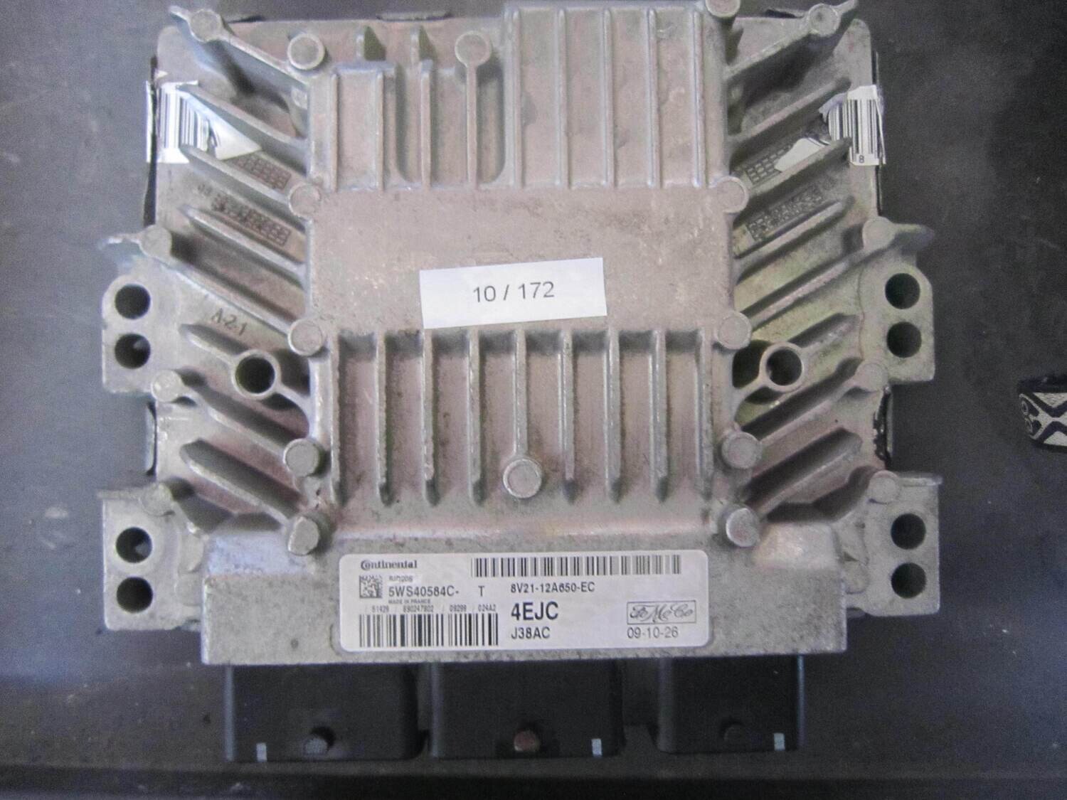 10-172 Centralina Motore Continental 5WS40584C-T 5WS40584CT 8V21-12A650-EC 8V2112A650EC 4EJC J38AC SID 206 FORD Benzina C-MAX S-MAX