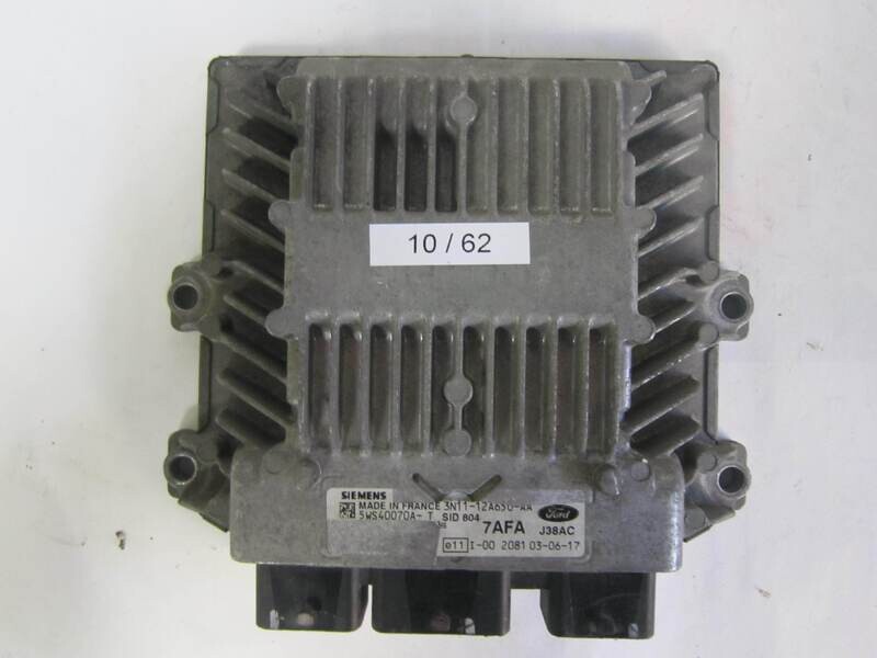 10-62 Centralina Motore Siemens 5WS40070AT 5WS40070A-T 3N11-12A650-AA 3N1112A650AA SID 804 SID804 7AFA J38AC 7AFAJ38AC FORD FIESTA FUSION 1.4 TDCI 10-62 Centralina Motore Siemens 5WS40070AT 5WS40070A-T 3N11-12A650-AA 3N1112A650AA SID 804 SID804 7AFA J38AC 7AFAJ38AC FORD FIESTA FUSION 1.4 TDCI