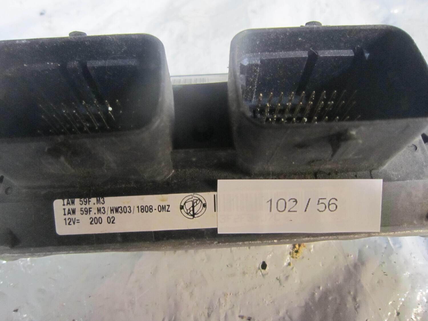 102-56 Centralina Motore Magneti Marelli 55181132 61600.376.06 6160037606 C146 IAW 59F.M3 HW303/1808-OMZ ALFA ROMEO / FIAT / LANCIA Benzina PUNTO