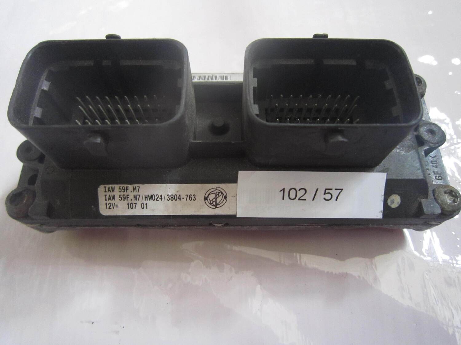 102-57 Centralina Motore Magneti Marelli 46820324 61600.507.09 6160050709 C146 IAW 59F.M7 HW024/3804-763 ALFA ROMEO / FIAT / LANCIA Benzina 600 1.1 102-57 Centralina Motore Magneti Marelli 46820324 61600.507.09 6160050709 C146 IAW 59F.M7 HW024/3804-763 ALFA ROMEO / FIAT / LANCIA Benzina 600 1.1