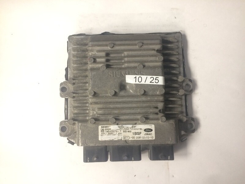 10-25 Centralina Motore Siemens 5WS40027K 1BSFJ38AC 2S6A-12A650-BL SID 802 FORD FIESTA 1.4 TDCI 10-25 Centralina Motore Siemens 5WS40027K 1BSFJ38AC 2S6A-12A650-BL SID 802 FORD FIESTA 1.4 TDCI