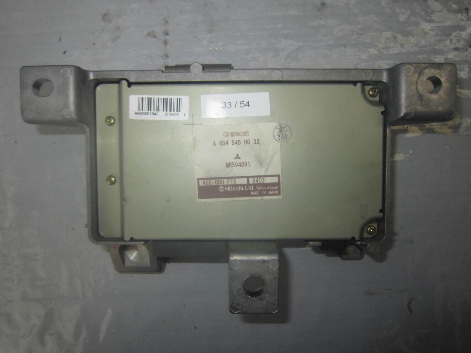 33-54 Centralina Servosterzo / Angolo Sterzata Hitachi A 454 545 00 32 A4545450032 MR594091 A68-000 F16 6403 SMART GENERICA 451 33-54 Centralina Servosterzo / Angolo Sterzata Hitachi A 454 545 00 32 A4545450032 MR594091 A68-000 F16 6403 SMART GENERICA 451