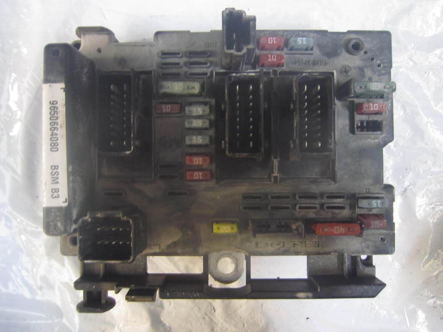 50-396 Body Computer Delphi 9650664080 BSM B3 CITROEN / PEUGEOT DIESEL VARIE 50-396 Body Computer Delphi 9650664080 BSM B3 CITROEN / PEUGEOT DIESEL VARIE