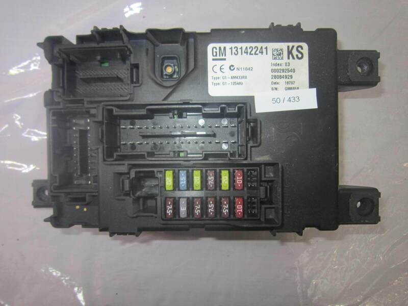 50-433 Body Computer Delphi 13142241   G1-AM433RX 28084929   OPEL  CORSA