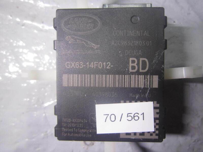 70-561 Modulo Pressione Pneumatici Continental GX63-14F012-BD GX6314F012BD A2C9832180301    LAND ROVER  DISCOVERY