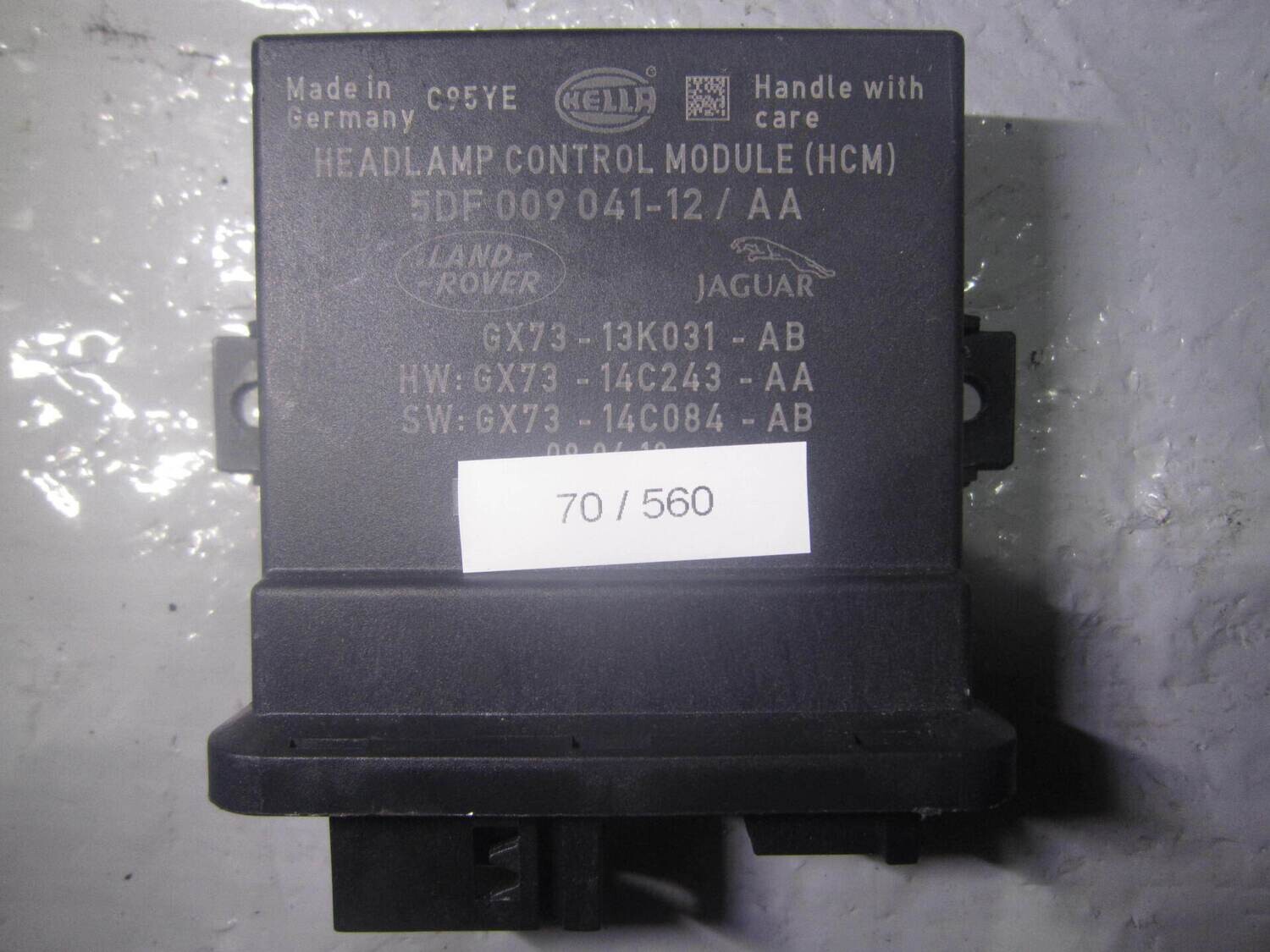 70-560 Centralina Fari Hella KG 5DF 009 041-12/AA 5DF00904112AA GX73-13K031-AB HW:GX73-14C243-AA SW:GX73-14C084-AB  LAND ROVER  DISCOVERY