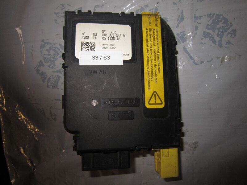 33-63 Centralina Servosterzo / Angolo Sterzata Volkswagen 1K0 953 549 A 1K0953549A HW 012 SW 0030   VOLKSWAGEN  VARIE
