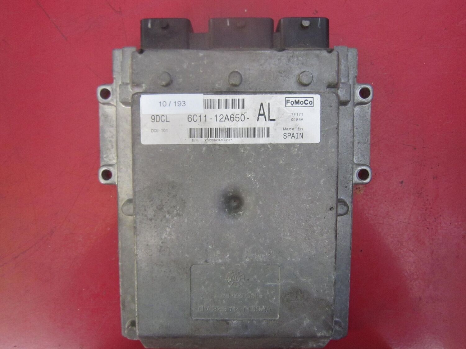 10-193 Centralina Motore Fomoco 6C11-12A650 AL 6C1112A650AL 9DCL DCU-101   FORD DIESEL TRANSIT
