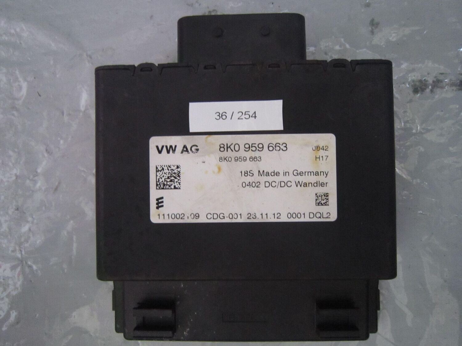 36-254 Convertitore Di Tensione Volkswagen 8K0 959 663 8K0959663     AUDI  VARIE