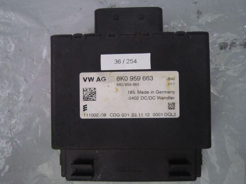 36-254 Convertitore Di Tensione Volkswagen 8K0 959 663 8K0959663     AUDI  VARIE