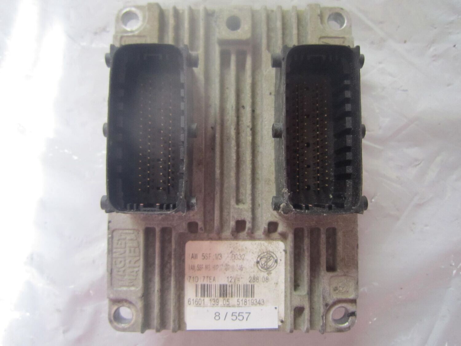8-557 Centralina Motore Magneti Marelli IAW 5SF.M3 IAW5SF.M3 61601.139.05 51819343 FIAT BENZINA IDEA 8-557 Centralina Motore Magneti Marelli IAW 5SF.M3 IAW5SF.M3 61601.139.05 51819343 FIAT BENZINA IDEA