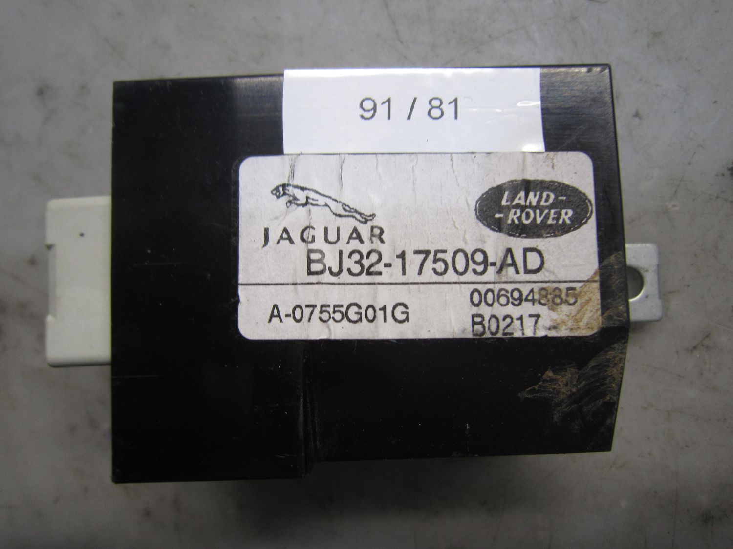 91-81 Rele' Tergicristalli Land Rover BJ32-17509-AD BJ3217509AD A-0755G01G LAND ROVER EVOQUE 91-81 Rele' Tergicristalli Land Rover BJ32-17509-AD BJ3217509AD A-0755G01G LAND ROVER EVOQUE