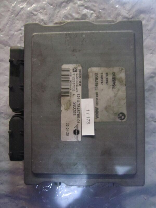 1-173 Centralina Motore Siemens S122237002   7 545 810 S83293 1214 7545789-01  MINI BENZINA COOPER