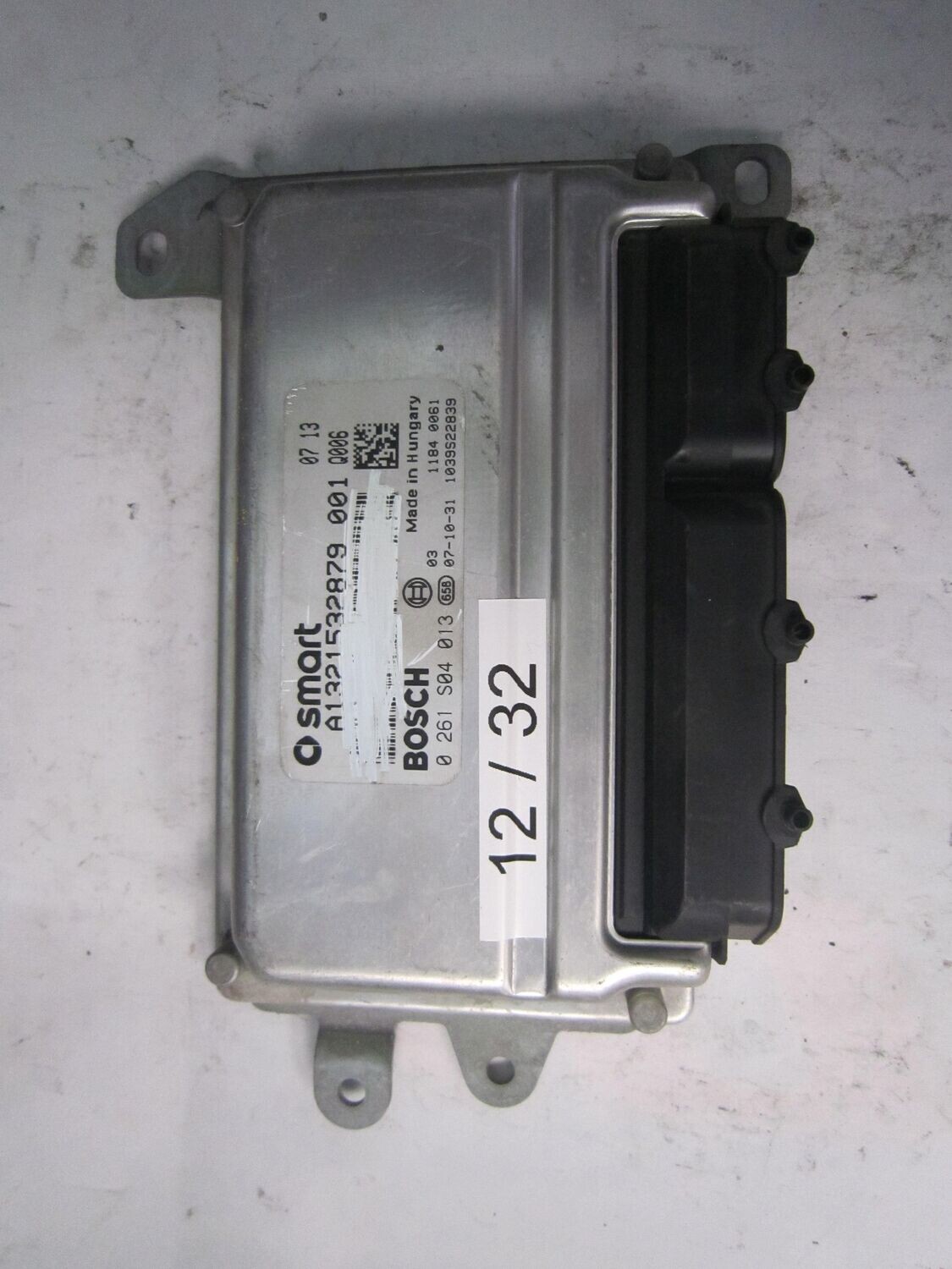 12-32 Centralina Motore Bosch 0 261 S04 013 0261S04013 A1321532879 1039S22839 SMART BENZINA 451 12-32 Centralina Motore Bosch 0 261 S04 013 0261S04013 A1321532879 1039S22839 SMART BENZINA 451