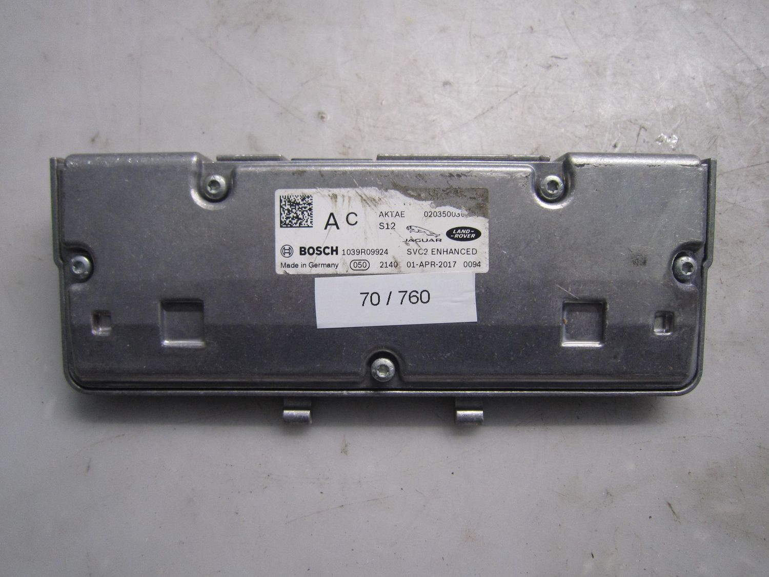 70-760 Modulo Telecamera Bosch GX63-19H406 GX6319H406 SVC2 ENHANCED Telecamera Anteriore  LAND ROVER  Varie